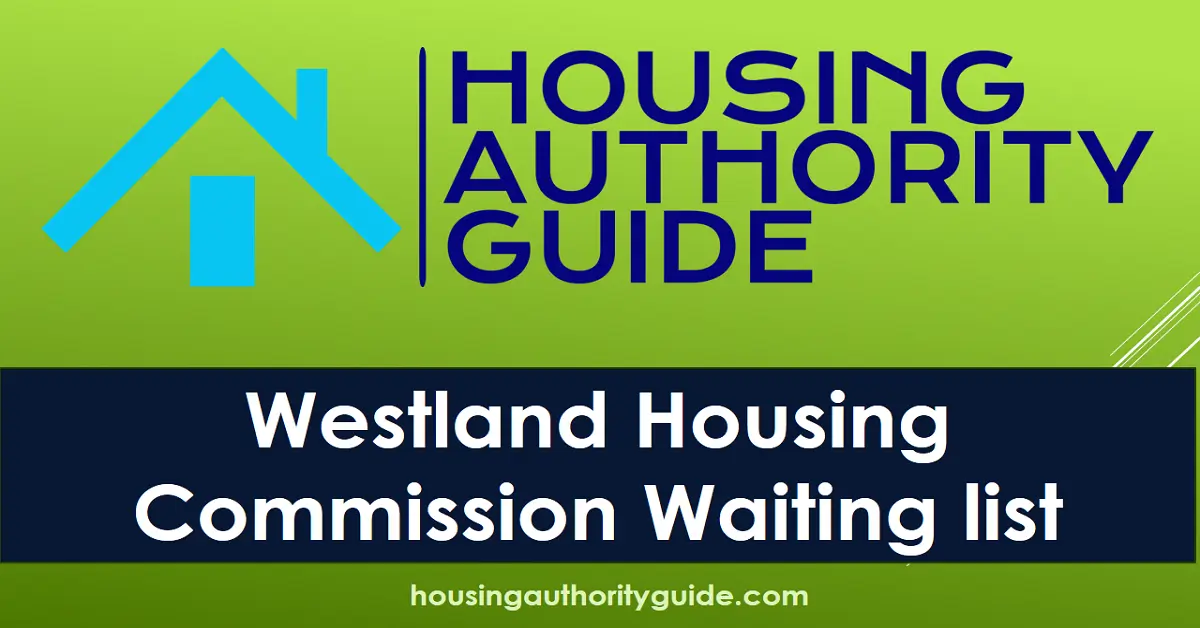 Westland Housing Commission waiting list Application Sectopm 8