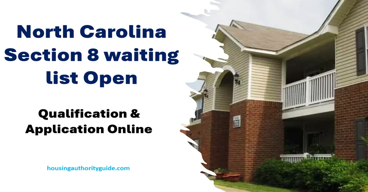 north carolina section 8 waiting list open open now