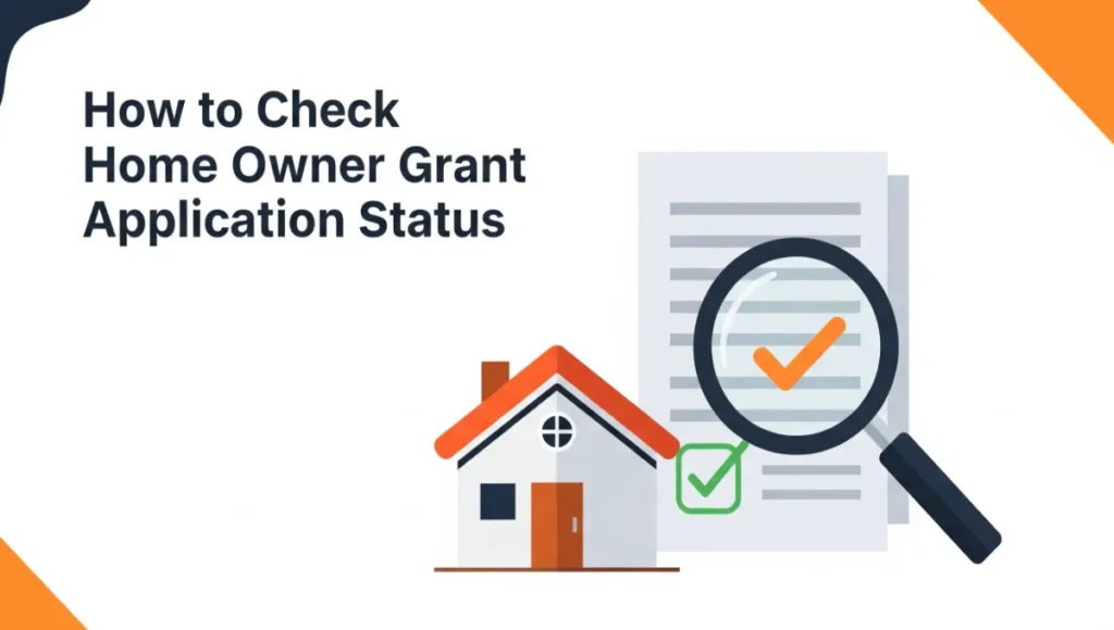home owner grant application status